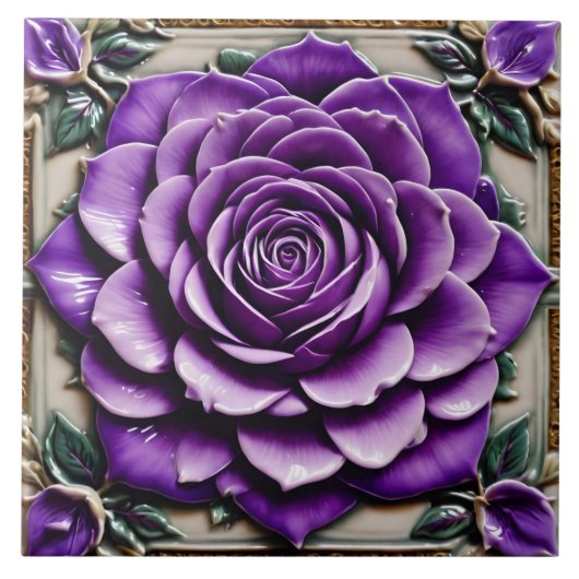 Lila Rose Schöne TrendCollection Fliese (Vorderseite)