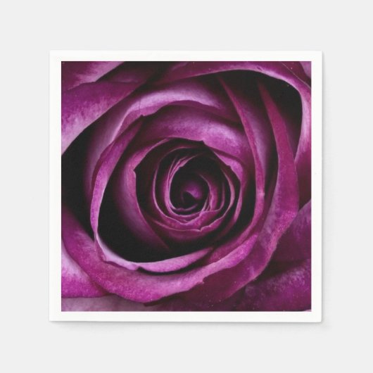 lila Rose Serviette (Vorderseite)