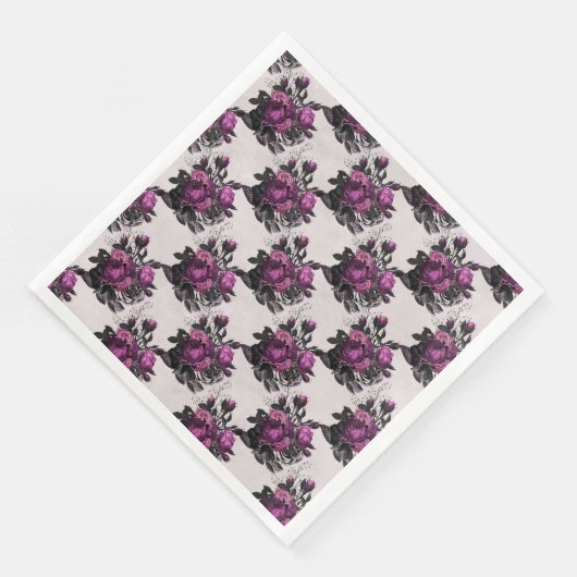 Lila Rose Serviette (Ecke)