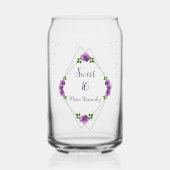 Lila Rose Silver Geometric Sweet 16 Dosenglas (Vorderseite)