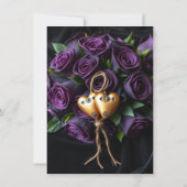 Lila Rose, Steampunk-Hochzeit Einladung (Rückseite)