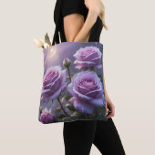 Lila Rose Tasche (Von Nahem)