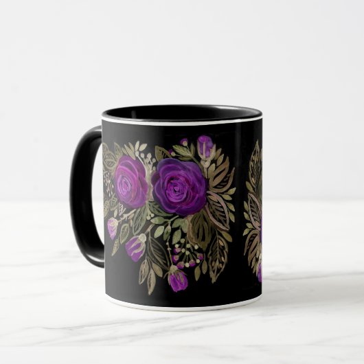 Lila Rose Tasse (Vorderseite Links)