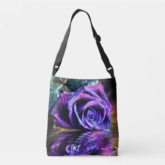 Lila Rose Tragetaschen Mit Langen Trägern (Rückseite)