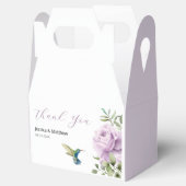 Lila Rose und Hummingbird Geschenkschachtel (Geöffnet)