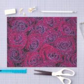Lila Rose und Regenfälle Seidenpapier (Handwerk)
