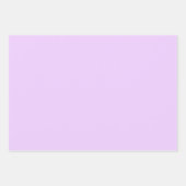 Lila Rose Weich weißes, helles Pastell, Farbwra Geschenkpapier Set (Vorderseite 3)