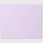 Lila Rose Weich weißes, helles Pastell Solid Color Geschenkpapier (Flach)