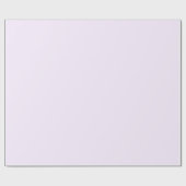 Lila Rose Weich weißes, helles Pastell Solid Color Geschenkpapier (Flach)