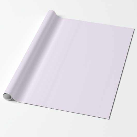 Lila Rose Weich weißes, helles Pastell Solid Color Geschenkpapier (Ungerollt)