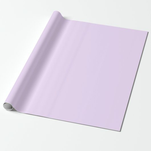 Lila Rose Weich weißes, helles Pastell Solid Color Geschenkpapier (Ungerollt)