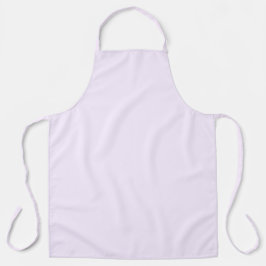 Lila Rose Weich weißes, helles Pastell Solid Color Schürze