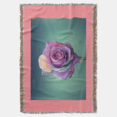 Lila Rose werfen. Decke (Vorderseite Vertikal)