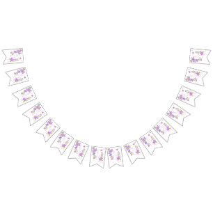 Lila Rose Wimpelkette