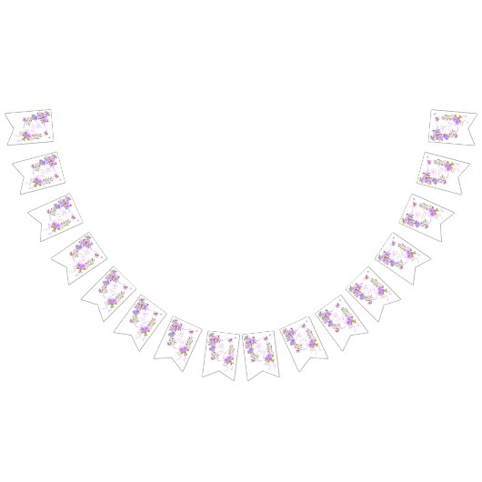 Lila Rose Wimpelkette (Alle)