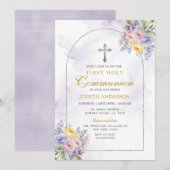 Lila Rose zuerst heilige Kommune Einladung (Vorne/Hinten)