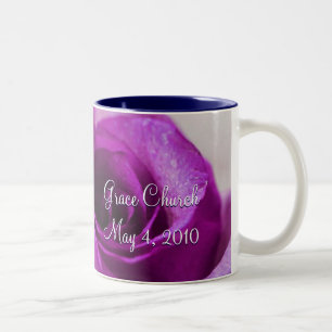 Lila Rose Zweifarbige Tasse