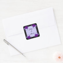 Lila Rosen Florale Spinnennetz Herbst Hochzeitssie