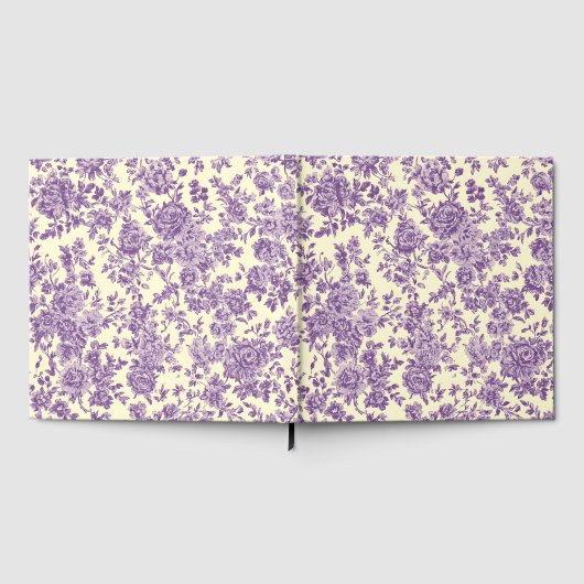 Lila Rosen  Gästebuch (Voll)