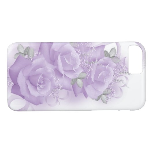 Lila Rosen iPhone Kasten Case-Mate iPhone Hülle (Rückseite (Horizontal))