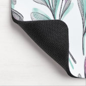 Lila Rosen Mousepad (Ecke)