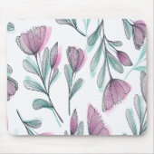 Lila Rosen Mousepad (Vorne)
