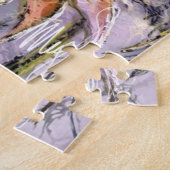 Lila Rosen Puzzle (Seite)