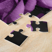 Lila Rosen-Puzzlespiel Puzzle (Seite)