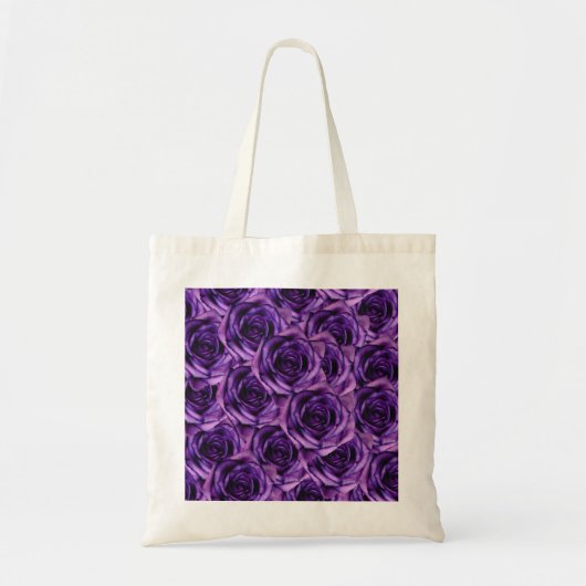 Lila Rosen-Tasche Tragetasche (Vorne)
