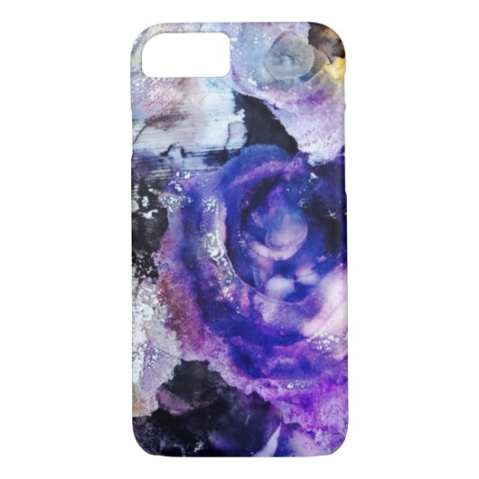 Lila Rosen-Telefon-Kasten Case-Mate iPhone Hülle (Rückseite)