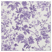 Lila-Rosen-Toile-Muster Stoff (Muster)
