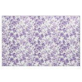 Lila-Rosen-Toile-Muster Stoff (Fat Quarter (45,7 x 55,9 cm))
