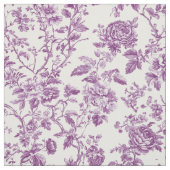Lila Rosenzweig-Toile Stoff (Muster)