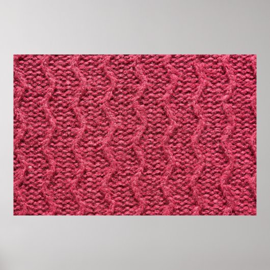 Lila Rot, aus Kirsche gestrickte Pulverkomponente Poster (Vorne)