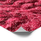 Lila Rot, aus Kirsche gestrickte Pulverkomponente Poster (Ecke)