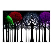 Lila Rot-Grün-Schlag im Schwarzwald