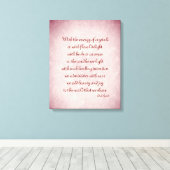 Lila Rot-Holistische Gedicht Leinwand (Insitu (Holzboden))