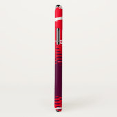 Lila Rot-Tier-Grafikkartentelei Case-Mate iPhone Hülle (Hinten/Rechts)