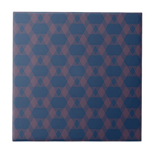 Lila, rot, trendy, coole moderne dekorative Kunst Fliese