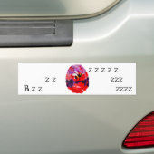 Lila Rote Blume Autoaufkleber (Auf Auto)