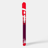 Lila rote Farbe Case-Mate iPhone Hülle (Rückseite / Links)