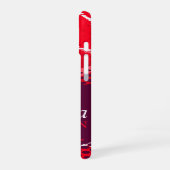 Lila rote Farbe iPhone 16 Hülle (Linke Seite)
