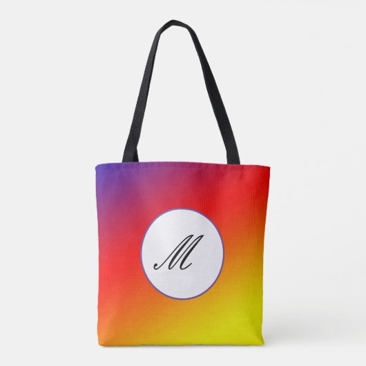 Lila-rote Gelbfärbung  Tasche (Rückseite)