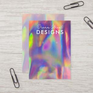 Lila Rote Imitate-Holzerücksichtkarte Visitenkarte