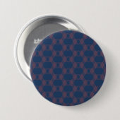 Lila, rote, trendige, coole, moderne Dekoration Button (Vorne & Hinten)