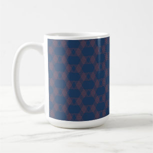 Lila, rote, trendige, coole, moderne Dekoration Kaffeetasse