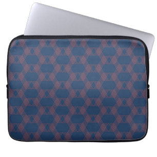 Lila, rote, trendige, coole, moderne Dekoration Laptopschutzhülle