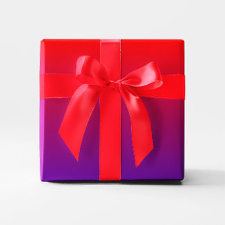 Lila Rotstrahler Geschenkpapier