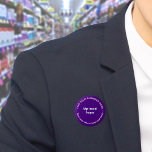 Lila Round-Button für die Markenbezeichnung Button<br><div class="desc">Rundform Taste, die Sie anpassen können, um Ihren Firmennamen und Ihr Logo. Sie können diesen Knopf als einheitliches Zubehör Ihrer Mitarbeiter verwenden. Sie können es auch als Verpackungszubehör verwenden. Sie können es auch in Ihr Marketing aufnehmen, um Ihr Unternehmen zu werben oder Ihren Namen für Ihre Kunden zu fördern. Schaltfläche,...</div>