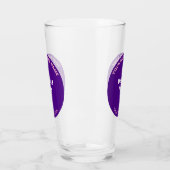 Lila Round-Shape-Marke für Glass-Cup Glas (Links)